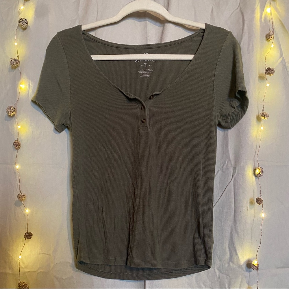 Soft n Sexy Olive Top